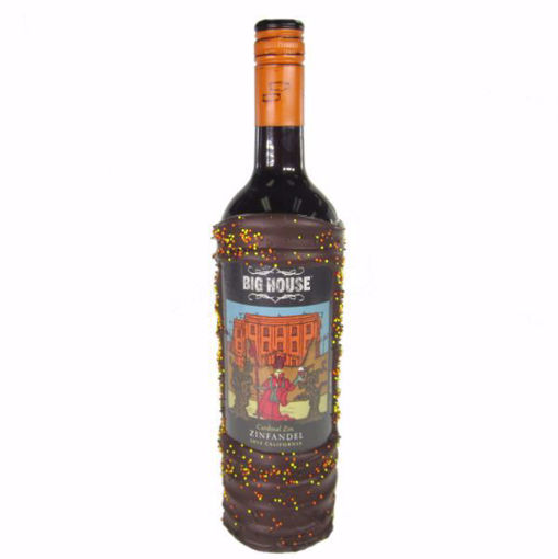 Chocolate Dipped Wine Bottle Big House Zinfandel by Sweet Traders
