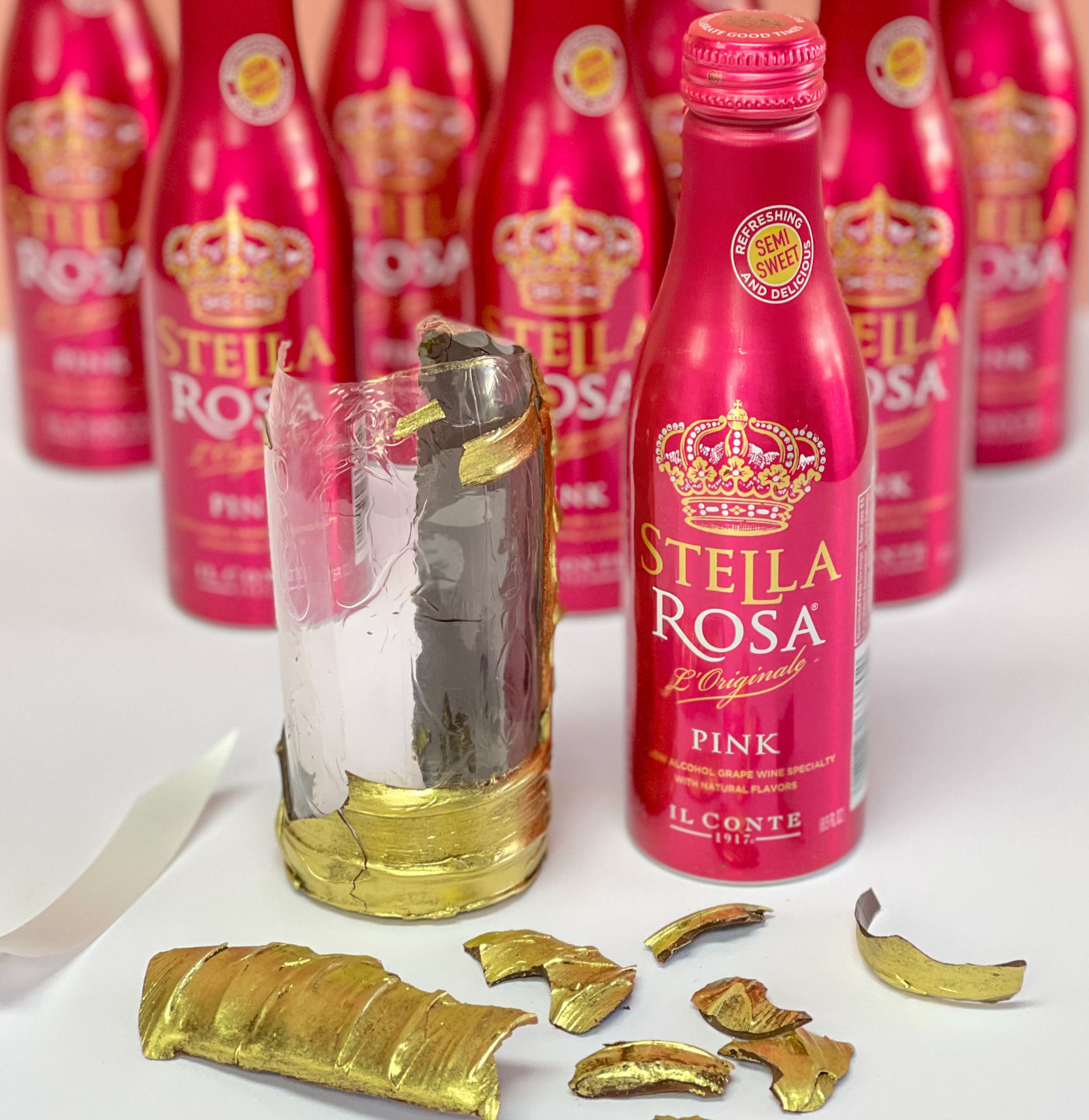 Chocolate Dipped Stella Rosa Wine Bottles Valentine Gifts Sweet Traders