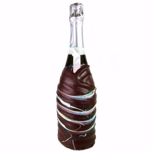 Chocolate Dipped Champagne Bottle Domaine St Michelle by Sweet Traders