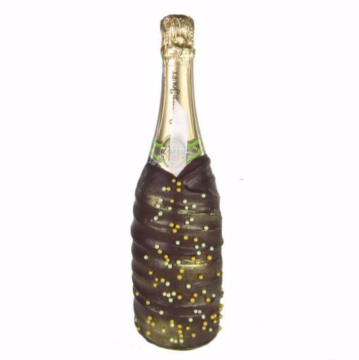 Chocolate Dipped Champagne Bottle Perrier Jouet by Sweet Traders