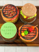 Father's Day  BBQ Grill Cupcakes By Sweet Traders