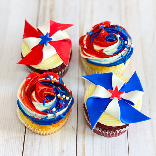 4th Of July Cupcakes By Sweet Traders